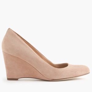 J. Crew Martina Suede Wedges NWT